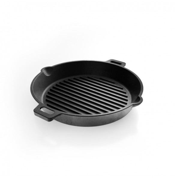 Cast Iron Master Chef Combo with Roti Tawa (26 Centimeter) + Triton Kadhai (22 Centimeter) + Triton Grill Pan (25 Centimeter) 