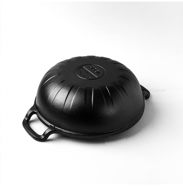 Cast Iron Master Chef Combo with Roti Tawa (26 Centimeter) + Triton Kadhai (22 Centimeter) + Triton Grill Pan (25 Centimeter) 