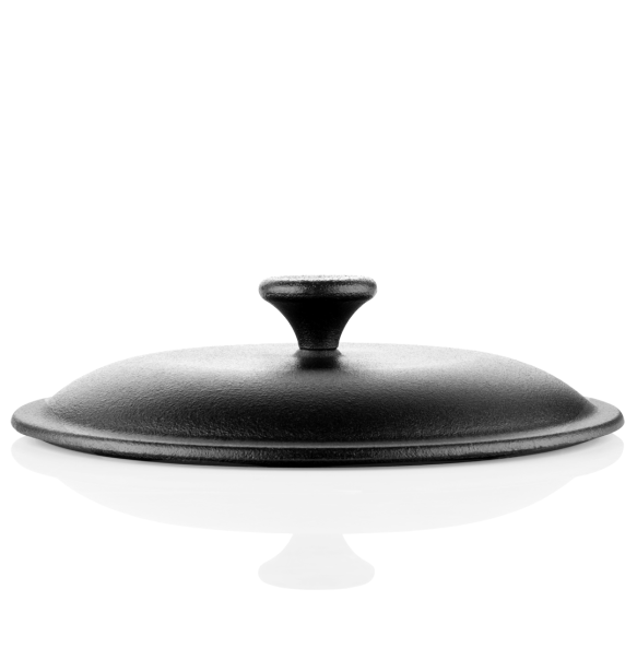 Cast Iron Lid for Kadhai, Skillet, Frying Pan, Dutch Oven, Handi, Pot, 100% Natural, 1.7 kgs, 24 Centimeter