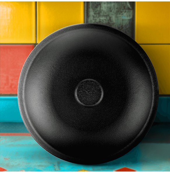 Cast Iron Lid for Kadhai, Skillet, Frying Pan, Dutch Oven, Handi, Pot, 100% Natural, 1.7 kgs, 24 Centimeter